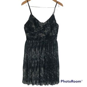 BB DAKOTA X STEVE MADDEN pleated Whimsigoth marble spaghetti cami strap sz Small
